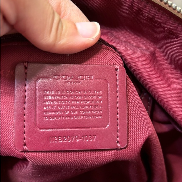 COACH Taylor Tote With Wildflower Floral Print Purse - #1037 - Authentic - Picture 13 of 14